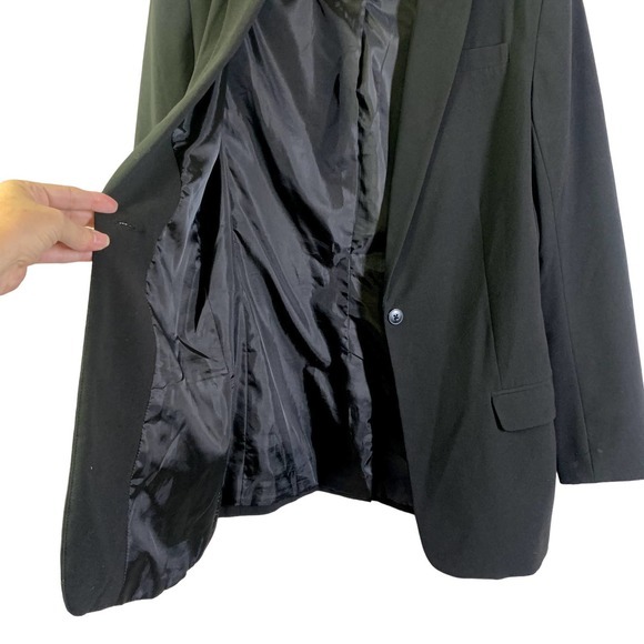 NORMA KAMALI Black Boyfriend‎ Cut Blazer Jacket - Picture 11 of 16